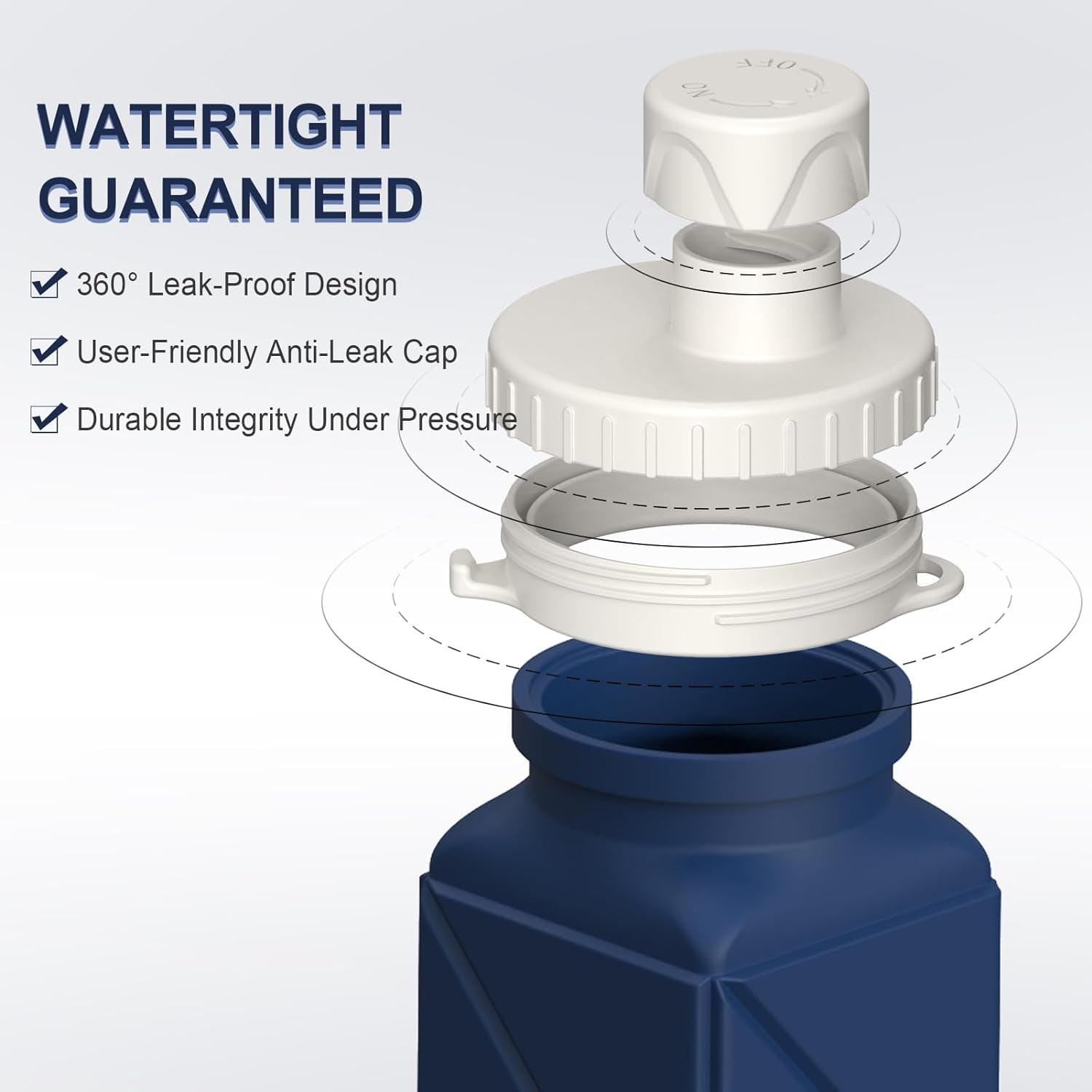 Collapsible 20.6 Oz Silicone Water Bottle - Lightweight, Reusable, Leakproof Design for Travel, Camping, Hiking, Cycling, Yoga, and Outdoor Sports