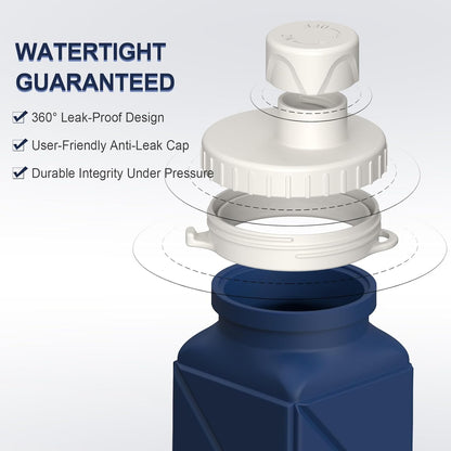 Collapsible 20.6 Oz Silicone Water Bottle - Lightweight, Reusable, Leakproof Design for Travel, Camping, Hiking, Cycling, Yoga, and Outdoor Sports