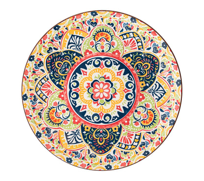 Set of 6 Fiesta Bloom Dinner Plates by 10 Strawberry Street